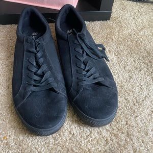 Black sneakers